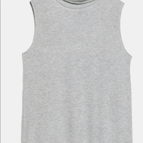 Zara Grey Sleeveless Turtleneck Jumper Top - Picture 2 of 7